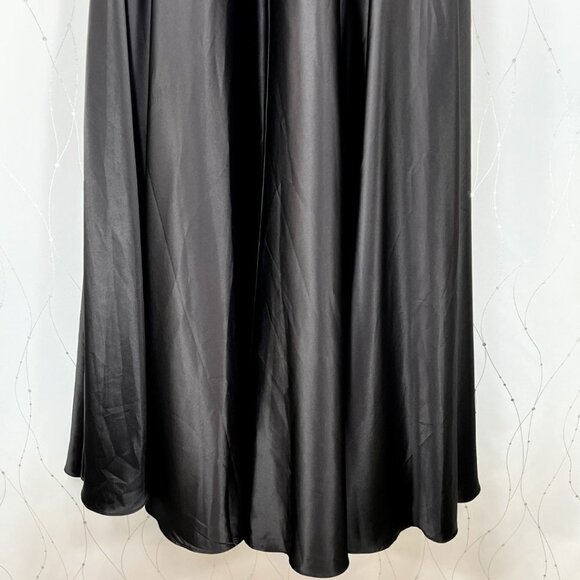 NWT Windsor Black Isabelle Satin A-Line Formal Gown - Picture 15 of 16